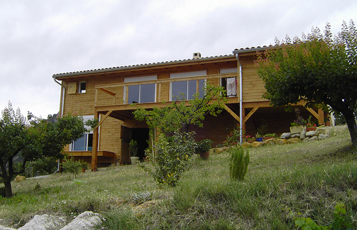 architecte construction contemporaine, maison structure bois, habitation cologique, Vaucluse