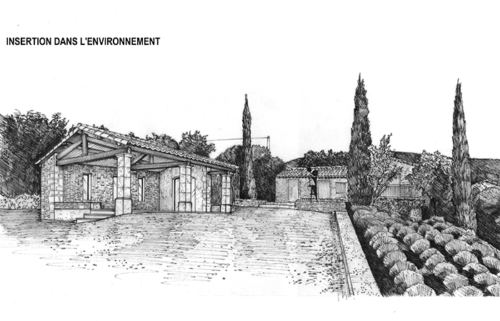architecte amnagement exterieur, design d'espace Provence