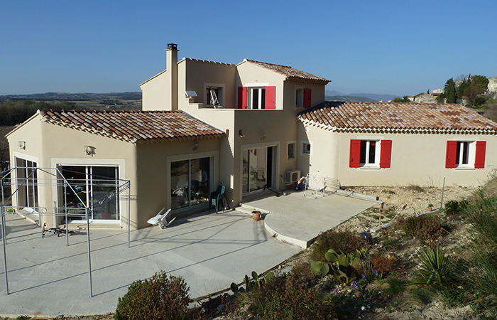 architecte amnagement villa neuve et villa traditionnelle, extension maison, sud drme