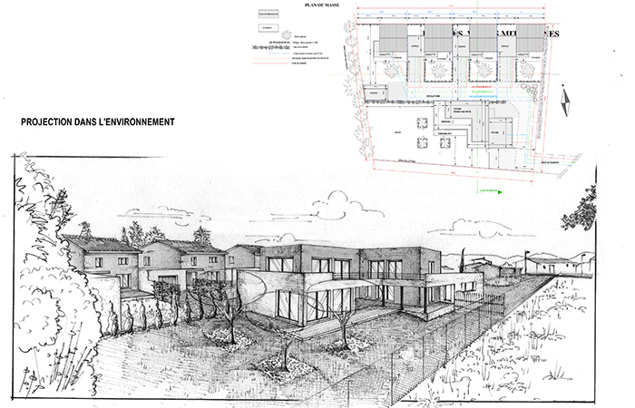 architecte amnagement villa neuve et villa traditionnelle, extension maison, sud drme